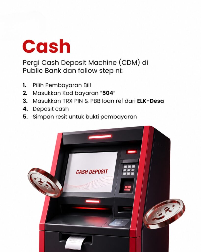 Cash Deposit Machine (Public Bank)