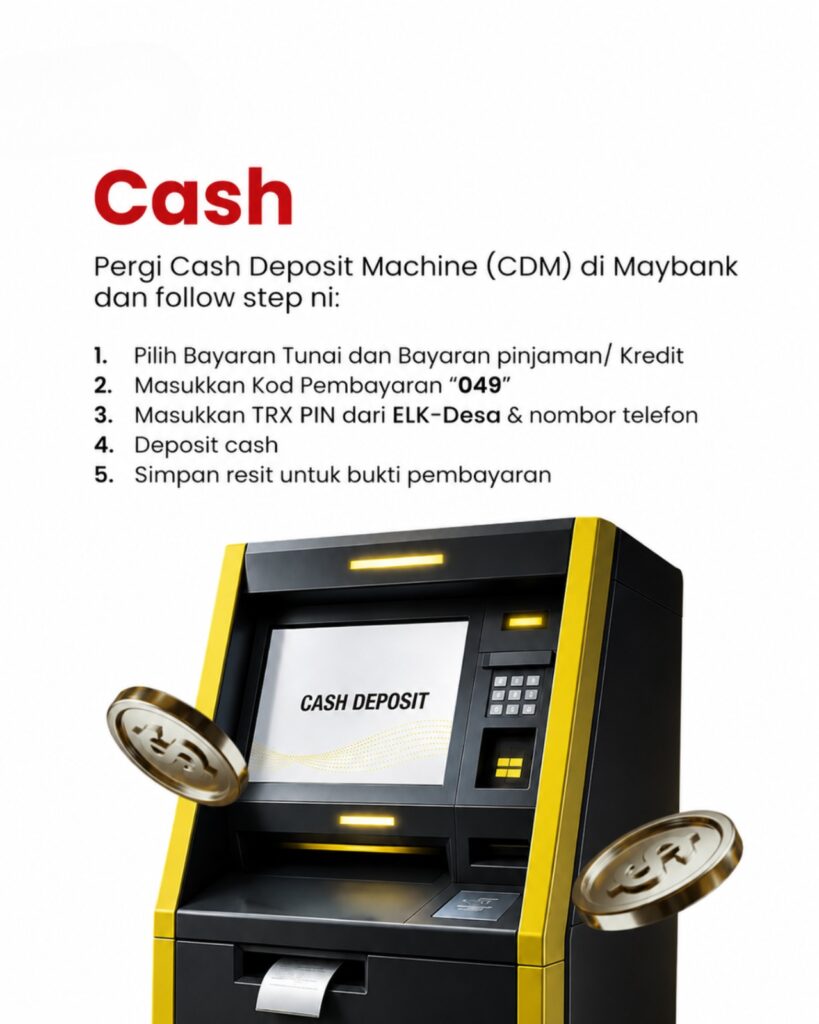 Cash Deposit Machine (Maybank)